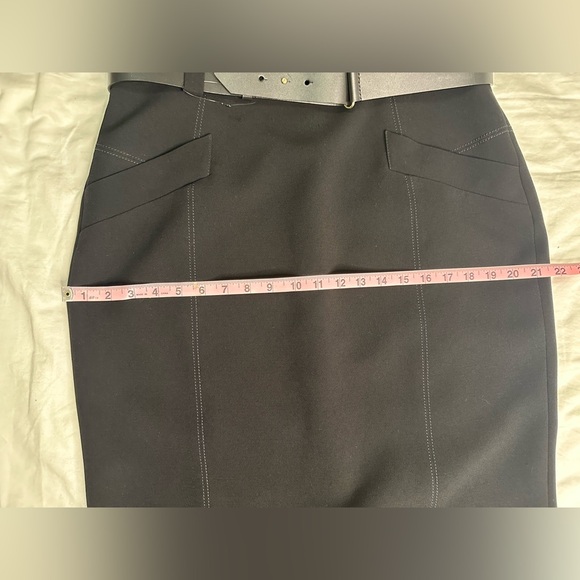 NEW Karen Millen Black Sweetheart Neckline Midi length Dress New with Tags Sz 12 - Picture 7 of 15